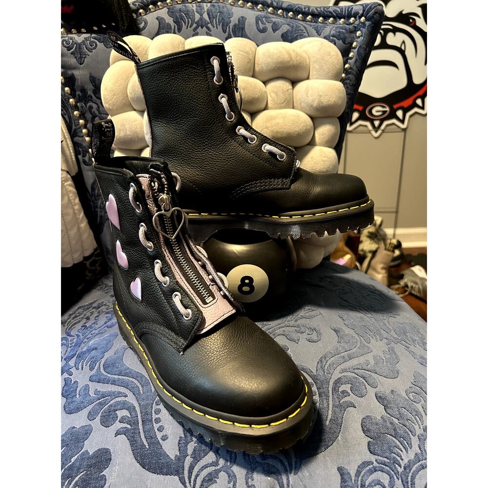 Dr Martens 1460 Zip Heart Purple size 7/EU 38